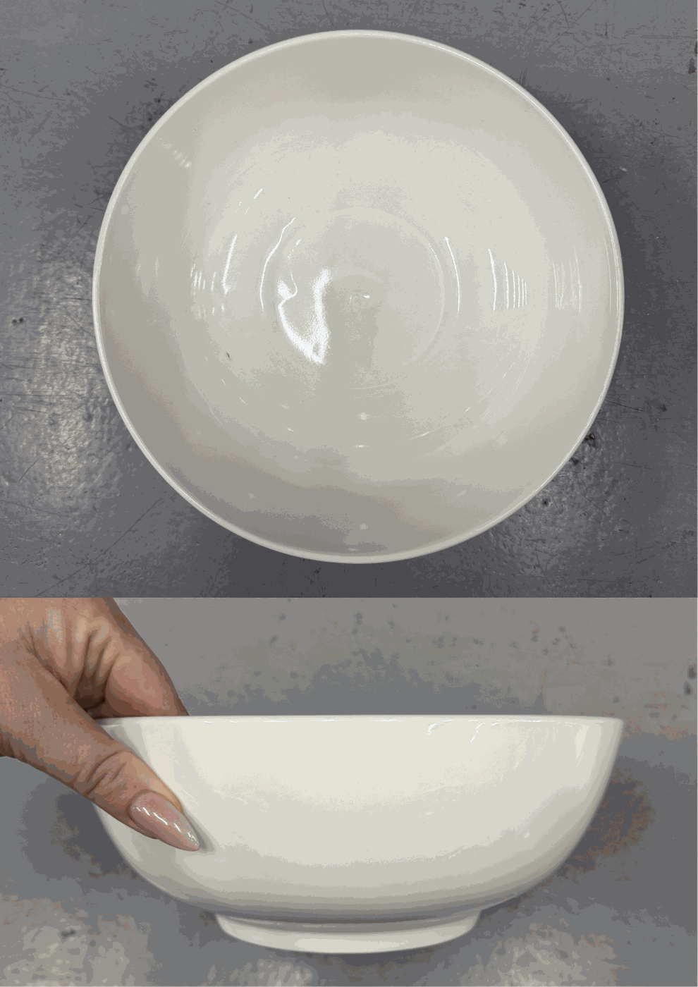 China Centre Plain Deep Serving Bowl 25cm